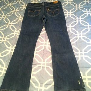 Levi’s womens work jeans 518 superlow 13M